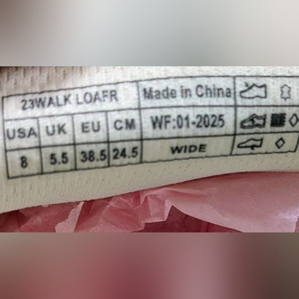 Vionic 23Walk Roam Loafer Cream Cameo Rose Size 8 Wide - Picture 11 of 12